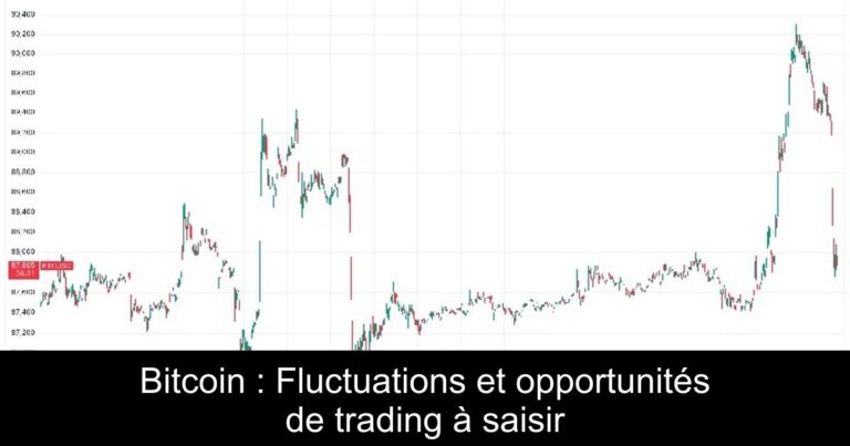 Bitcoin : Fluctuations et opportunités de trading à saisir