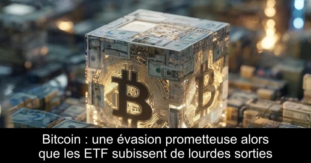 Bitcoin : une évasion prometteuse alors que les ETF subissent de lourdes sorties