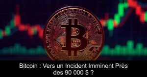 Bitcoin : Vers un Incident Imminent Près des 90 000 $ ?