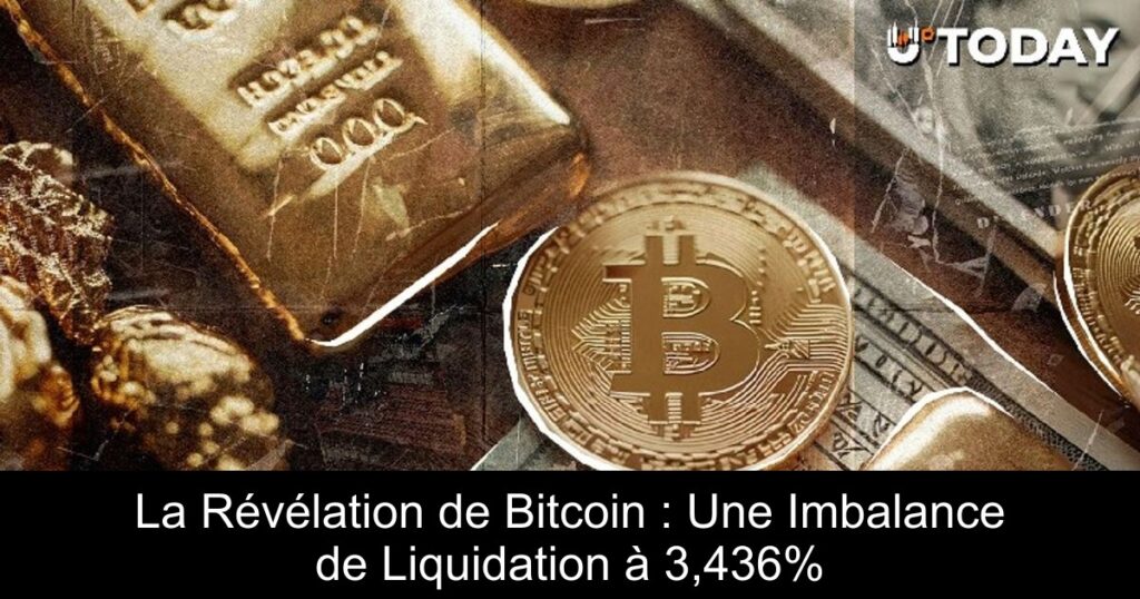 La Révélation de Bitcoin : Une Imbalance de Liquidation à 3,436%