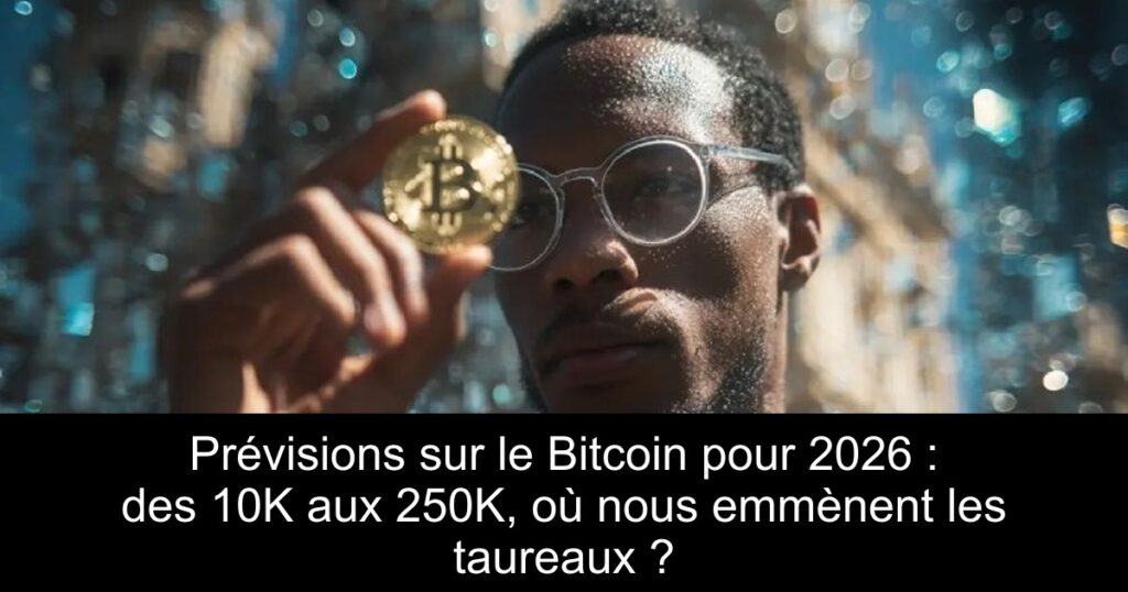 Prévisions sur le Bitcoin pour 2026 : des 10K aux 250K, où nous emmènent les taureaux ?