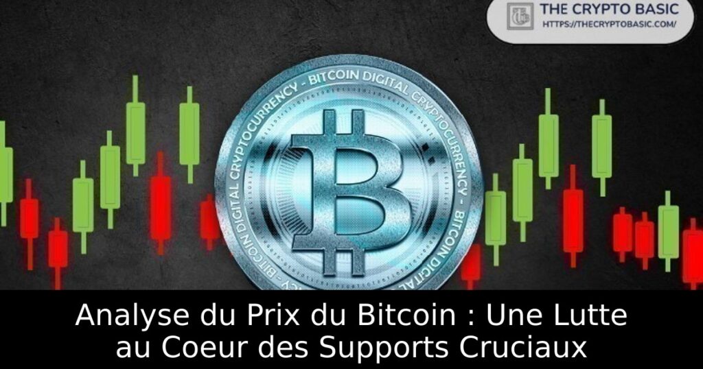 Analyse du Prix du Bitcoin : Une Lutte au Coeur des Supports Cruciaux