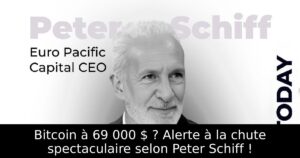 Bitcoin à 69 000 $ ? Alerte à la chute spectaculaire selon Peter Schiff !