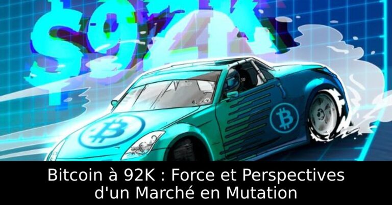 Bitcoin à 92K : Force et Perspectives d'un Marché en Mutation