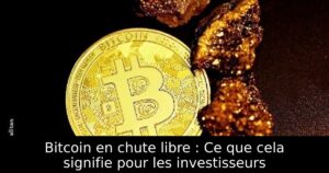 Bitcoin en chute libre : Ce que cela signifie pour les investisseurs