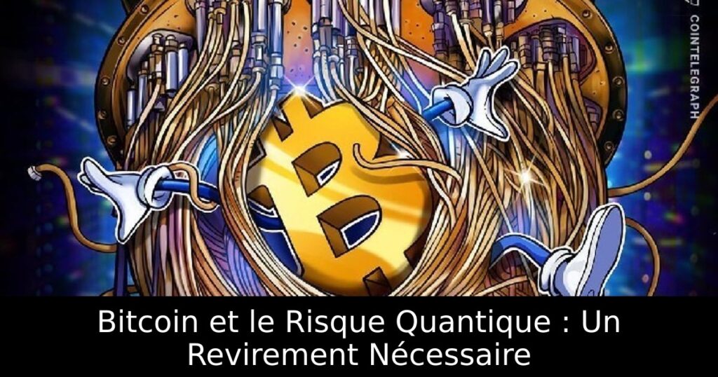Bitcoin et le Risque Quantique : Un Revirement Nécessaire