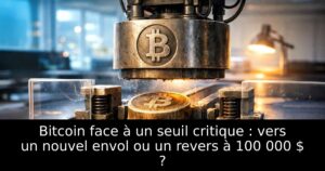 Bitcoin face à un seuil critique : vers un nouvel envol ou un revers à 100 000 $ ?