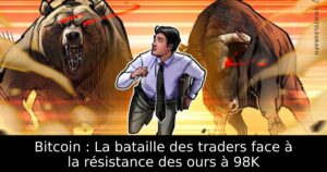 Bitcoin : La bataille des traders face à la résistance des ours à 98K
