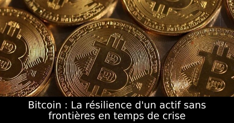 Bitcoin : La résilience d'un actif sans frontières en temps de crise