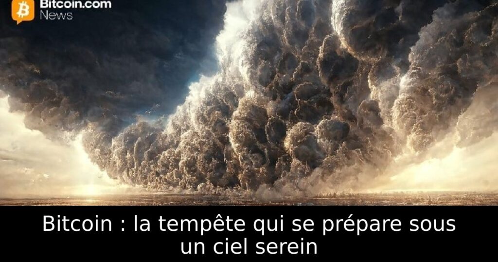 Bitcoin : la tempête qui se prépare sous un ciel serein