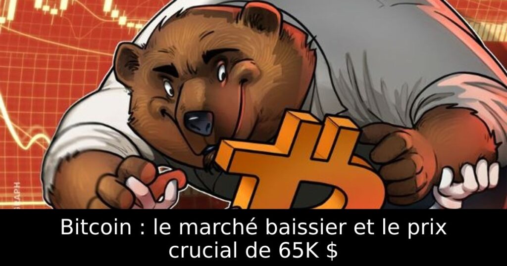 Bitcoin : le marché baissier et le prix crucial de 65K $