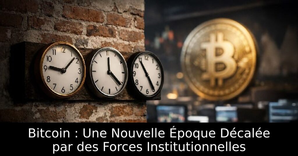 Bitcoin : Une Nouvelle Époque Décalée par des Forces Institutionnelles