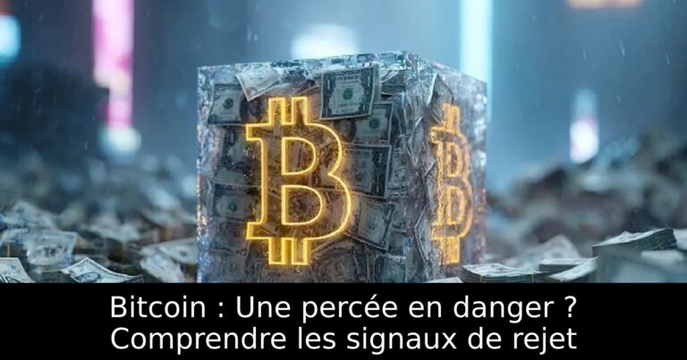 Bitcoin : Une percée en danger ? Comprendre les signaux de rejet