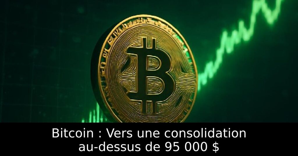 Bitcoin : Vers une consolidation au-dessus de 95 000 $