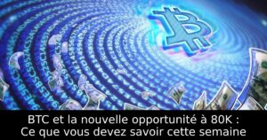 BTC et la nouvelle opportunité à 80K : Ce que vous devez savoir cette semaine