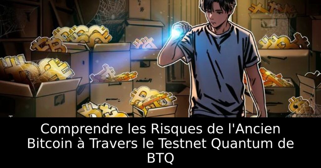 Comprendre les Risques de l&rsquo;Ancien Bitcoin à Travers le Testnet Quantum de BTQ