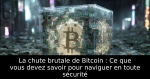 La chute brutale de Bitcoin : Ce que vous devez savoir pour naviguer en toute sécurité