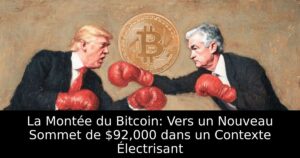 La Montée du Bitcoin: Vers un Nouveau Sommet de $92,000 dans un Contexte Électrisant