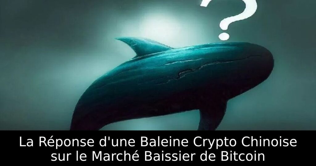La Réponse d&rsquo;une Baleine Crypto Chinoise sur le Marché Baissier de Bitcoin