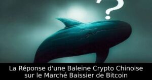 La Réponse d&rsquo;une Baleine Crypto Chinoise sur le Marché Baissier de Bitcoin