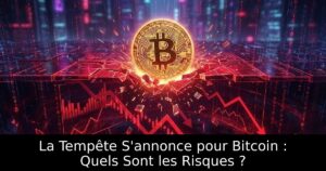 La Tempête S&rsquo;annonce pour Bitcoin : Quels Sont les Risques ?