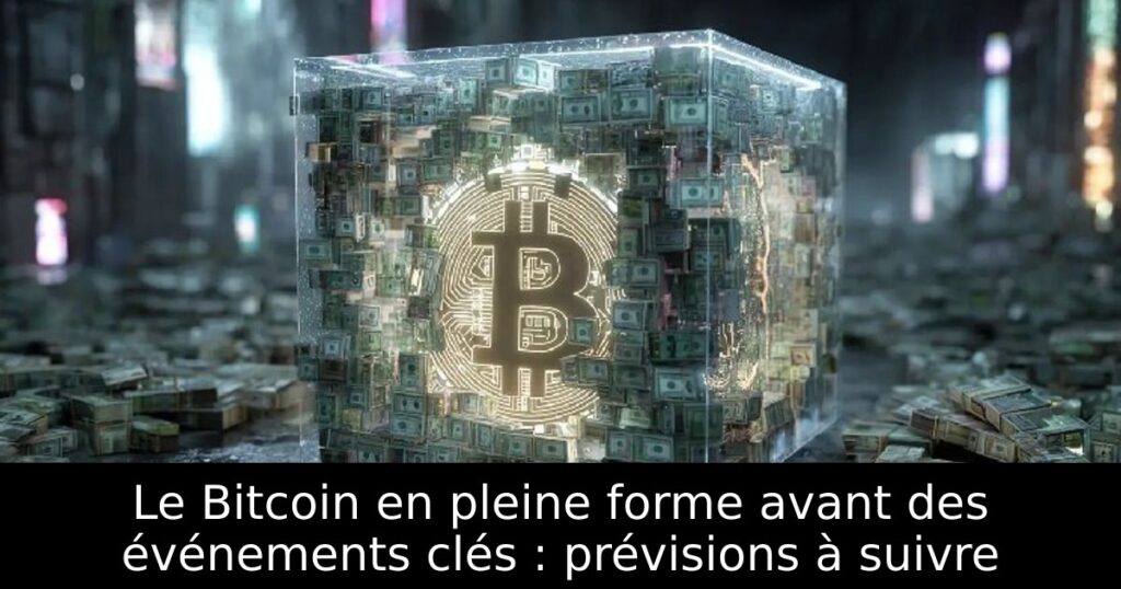 Le Bitcoin en pleine forme avant des événements clés : prévisions à suivre