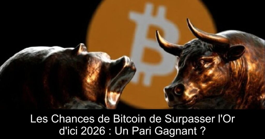Les Chances de Bitcoin de Surpasser l&rsquo;Or d&rsquo;ici 2026 : Un Pari Gagnant ?