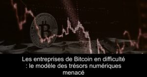 Les entreprises de Bitcoin en difficulté : le modèle des trésors numériques menacé