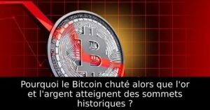 Pourquoi le Bitcoin chuté alors que l&rsquo;or et l&rsquo;argent atteignent des sommets historiques ?