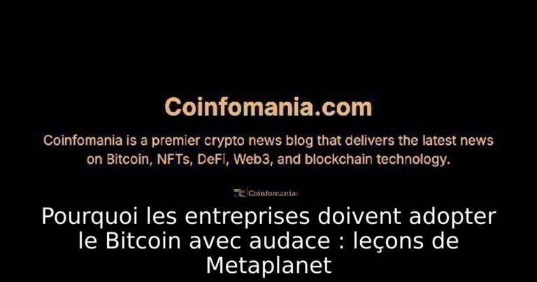 Pourquoi les entreprises doivent adopter le Bitcoin avec audace : leçons de Metaplanet
