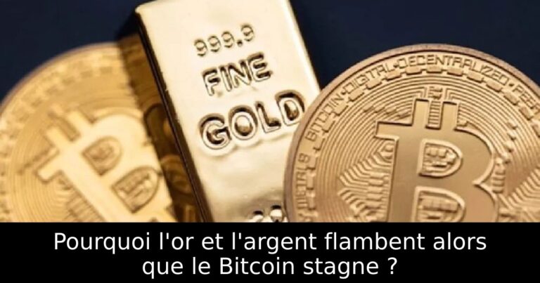Pourquoi l'or et l'argent flambent alors que le Bitcoin stagne ?