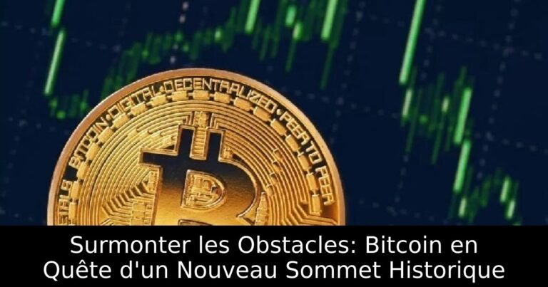 Surmonter les Obstacles: Bitcoin en Quête d'un Nouveau Sommet Historique