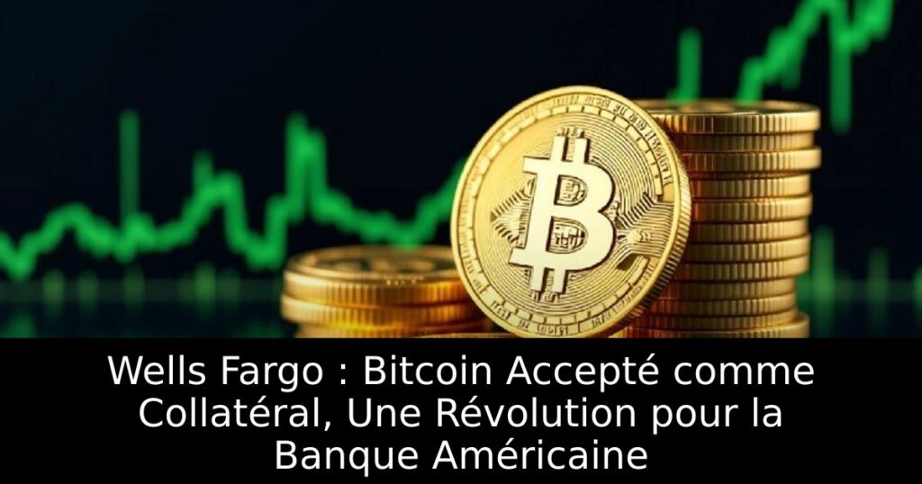 Wells Fargo : Bitcoin Accepté comme Collatéral, Une Révolution pour la Banque Américaine