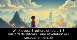Winklevoss Brothers et leurs 1,3 milliard de Bitcoin : une révélation qui secoue le marché