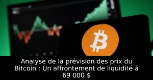 Analyse de la prévision des prix du Bitcoin : Un affrontement de liquidité à 69 000 $