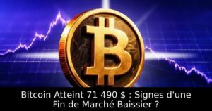 Bitcoin Atteint 71 490 $ : Signes d&rsquo;une Fin de Marché Baissier ?