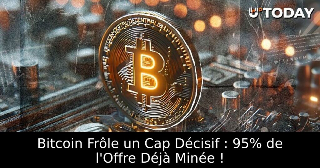 Bitcoin Frôle un Cap Décisif : 95% de l&rsquo;Offre Déjà Minée !