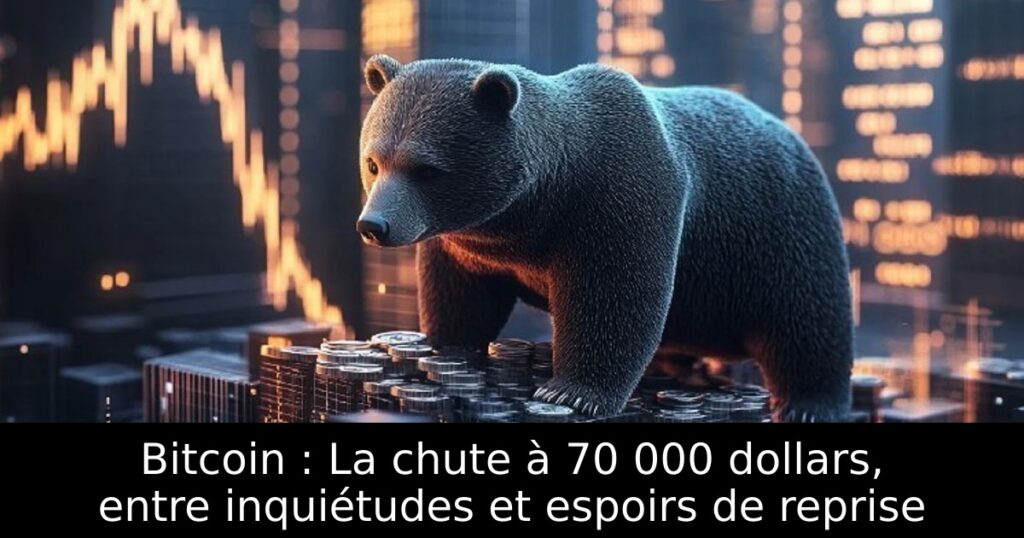 Bitcoin : La chute à 70 000 dollars, entre inquiétudes et espoirs de reprise