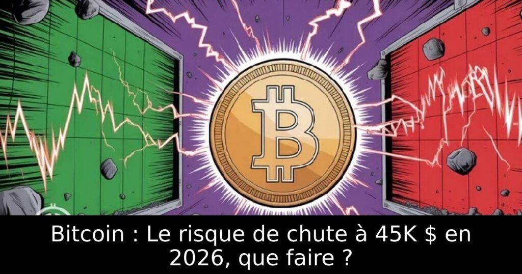 Bitcoin : Le risque de chute à 45K $ en 2026, que faire ?