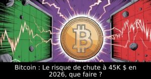 Bitcoin : Le risque de chute à 45K $ en 2026, que faire ?