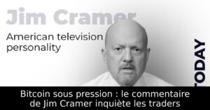 Bitcoin sous pression : le commentaire de Jim Cramer inquiète les traders