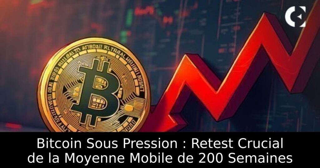 Bitcoin Sous Pression : Retest Crucial de la Moyenne Mobile de 200 Semaines