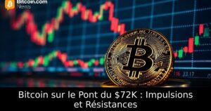 Bitcoin sur le Pont du $72K : Impulsions et Résistances