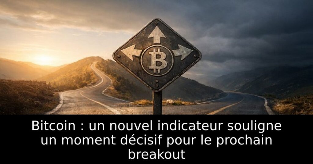 Bitcoin : un nouvel indicateur souligne un moment décisif pour le prochain breakout