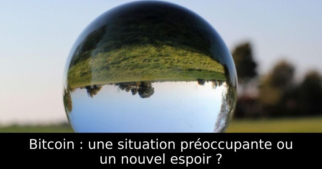 Bitcoin : une situation préoccupante ou un nouvel espoir ?