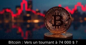 Bitcoin : Vers un tournant à 74 000 $ ?