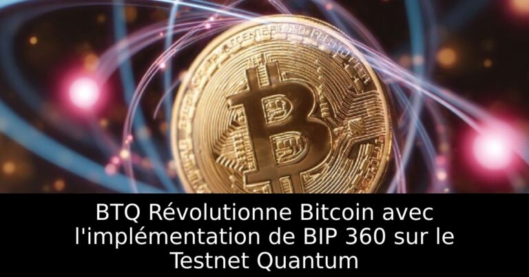 BTQ Révolutionne Bitcoin avec l'implémentation de BIP 360 sur le Testnet Quantum
