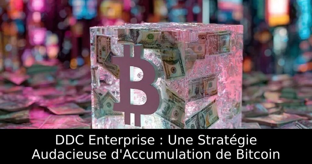 DDC Enterprise : Une Stratégie Audacieuse d&rsquo;Accumulation de Bitcoin