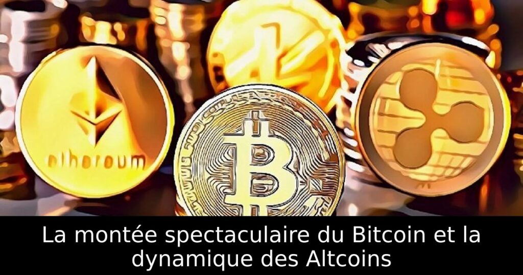 La montée spectaculaire du Bitcoin et la dynamique des Altcoins