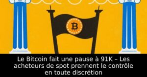 Le Bitcoin fait une pause à 91K – Les acheteurs de spot prennent le contrôle en toute discrétion